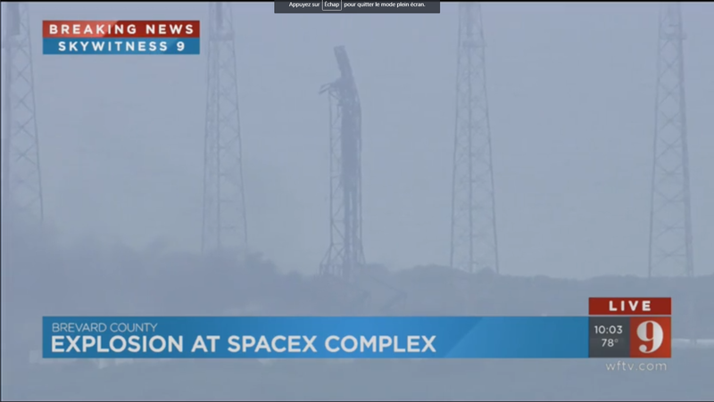 Illustration for article titled Explota un cohete de SpaceX en Cabo Cañaveral por un fallo de la plataforma de despegue